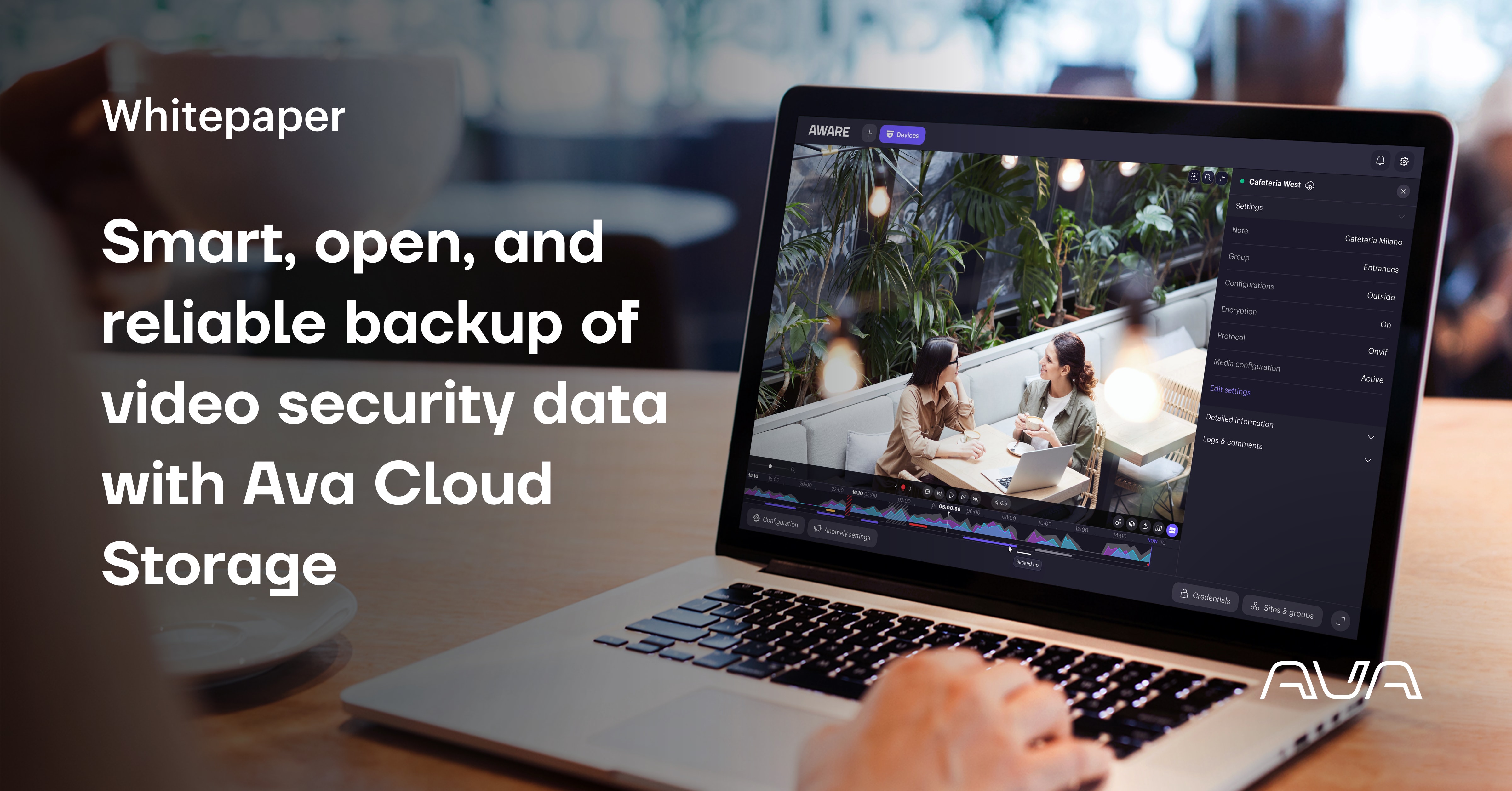 Video storage in the Ava Cloud Video Security solution Ava Security